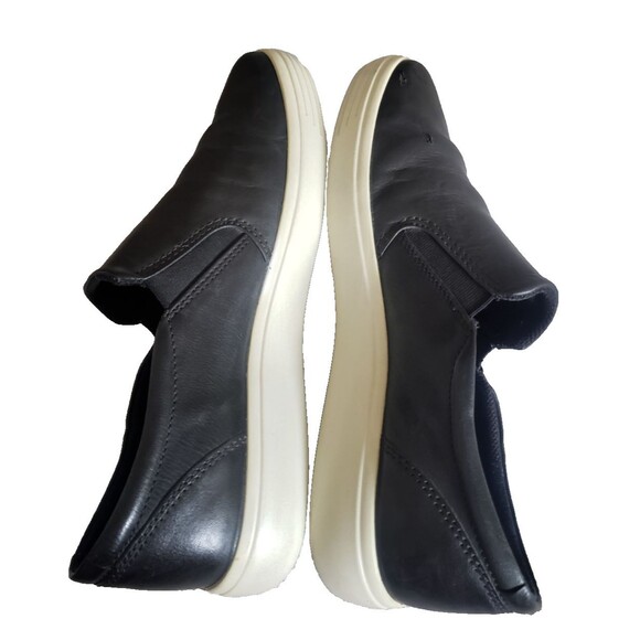 ECCO Soft 7 Mens Black Leather Slip On Sneakers Men\'s Size 9 EUR Size 43 main image 7